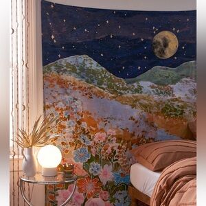 Urban Outfitters Moonlit Landscape Tapestry